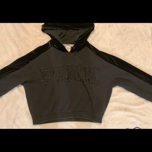 Pink velour jogger suit